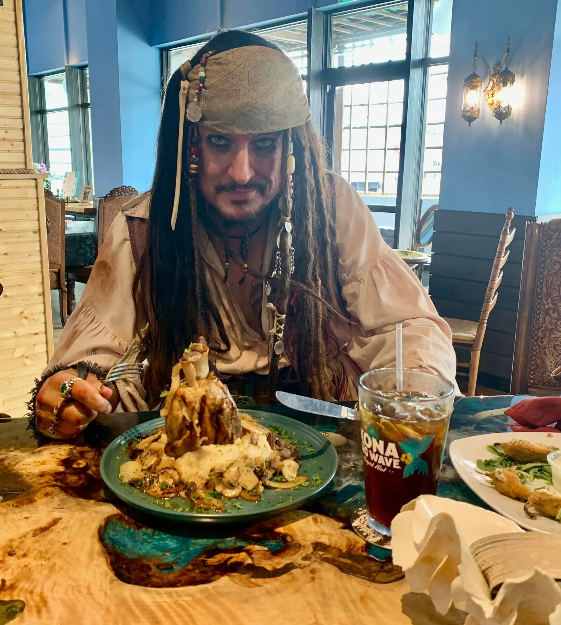 Best food at Pirate's Paradise